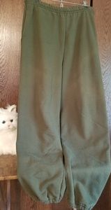 Jerzees activewear green sweatpants